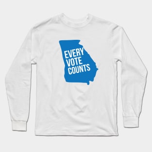 Every Vote Counts Georgia Long Sleeve T-Shirt